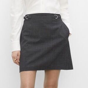 Club Monaco D-Ring Mini Skirt